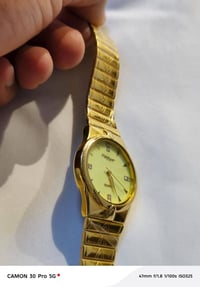 نيو تايم سويسري مطلي ذهب عيار ٢٢ قيرطا غير مستخدم ٣٥ الف  واتساب 07768...