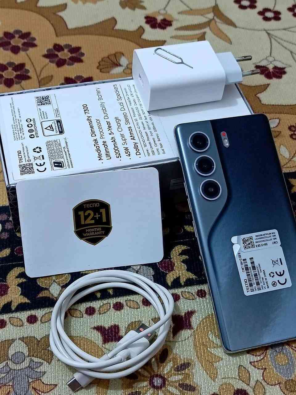 السلام عليكم جهاز Tecno camon 40 pro 5g لون رصاصي مستعمل نظيف جداً ذاكرة 256 نسخة ال 12 و بطارية 95 شاشة 144 هرتز ببجي 90 فريم . الجهاز كامل مع جميع ملحقاته . السعر 425 وبي مجال العنوان النجف الاشرف حي الرحمة الرقم : ***********
