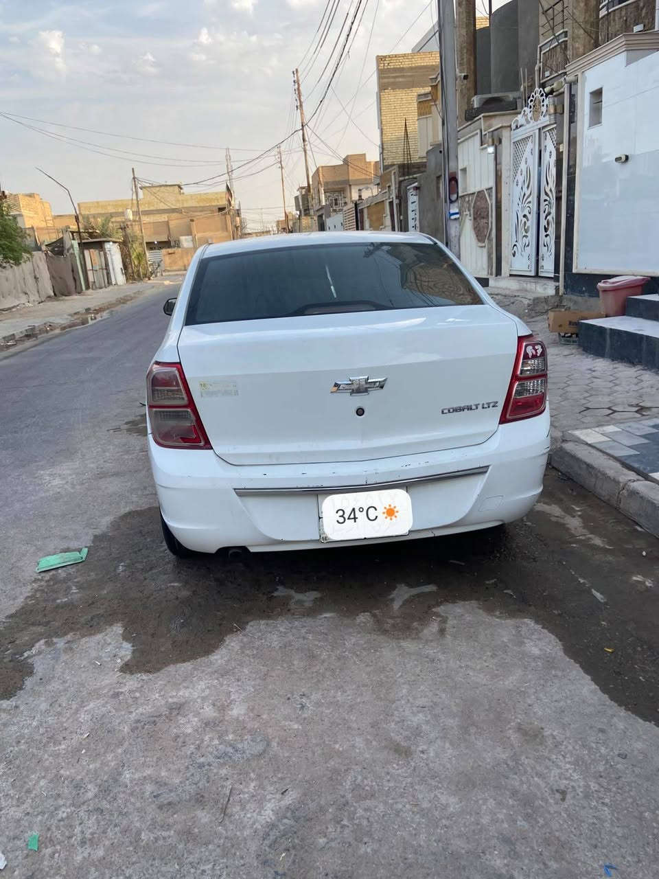 سلام عليكم شوفر ليت كوبلت 
الموديل 2016
الباب الي بصوب العبري بي تعمير 
سوناره موجود 
السياره جاهزه من كلشي 
رقم التوصل ***********
السعر 70 او بيه مجال

نص مكتوب في الصور:
- 34°C
