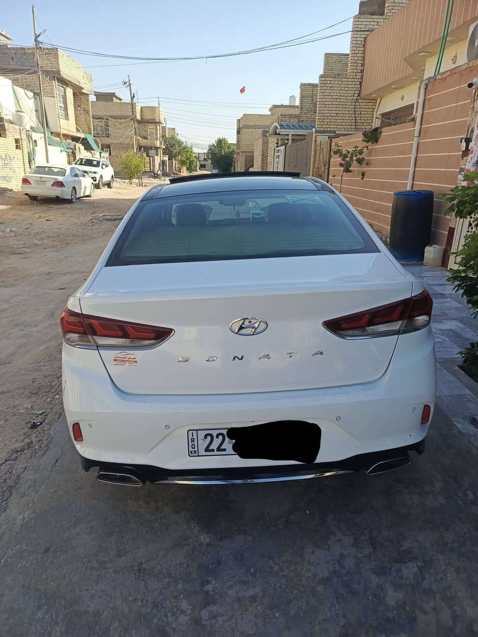 سلام عليكم .
سوناتا هونداي خليجي … كفاله عامه 
رقم اربيل لجديد 
وكاله تحويل ثاني يوم
مديل 2019
مكينه 2400 دوش.
بصمه دخول ذكي بدون مفتاح
فول بنوراما
 3 وضعيات 
داخل بيجي 
حساسات امامي + خلفي 
بك لايت LED
اشاير بل مري + شفط مع الفتح والتقفيل 
تحكمات ستيرن 
بردات خلفية 
صندوق كهرباء 
منظومه زنون 
قطعتين خلفي تبريد 
  دبل كزوز خلفي 
ويل كب 5 حجم 19 
كامره خلفيه
لسياره كامله مكمله تخم تاير جدد حداديه جديده وما نقصها ولا شي / لشراي يتصل 
العنوان :كربلاء
الرقم :***********
ما موجود ع الماسنجر
