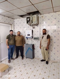 طاقة شمسية • بطارية 16kWh • إنفيرتر 12kW