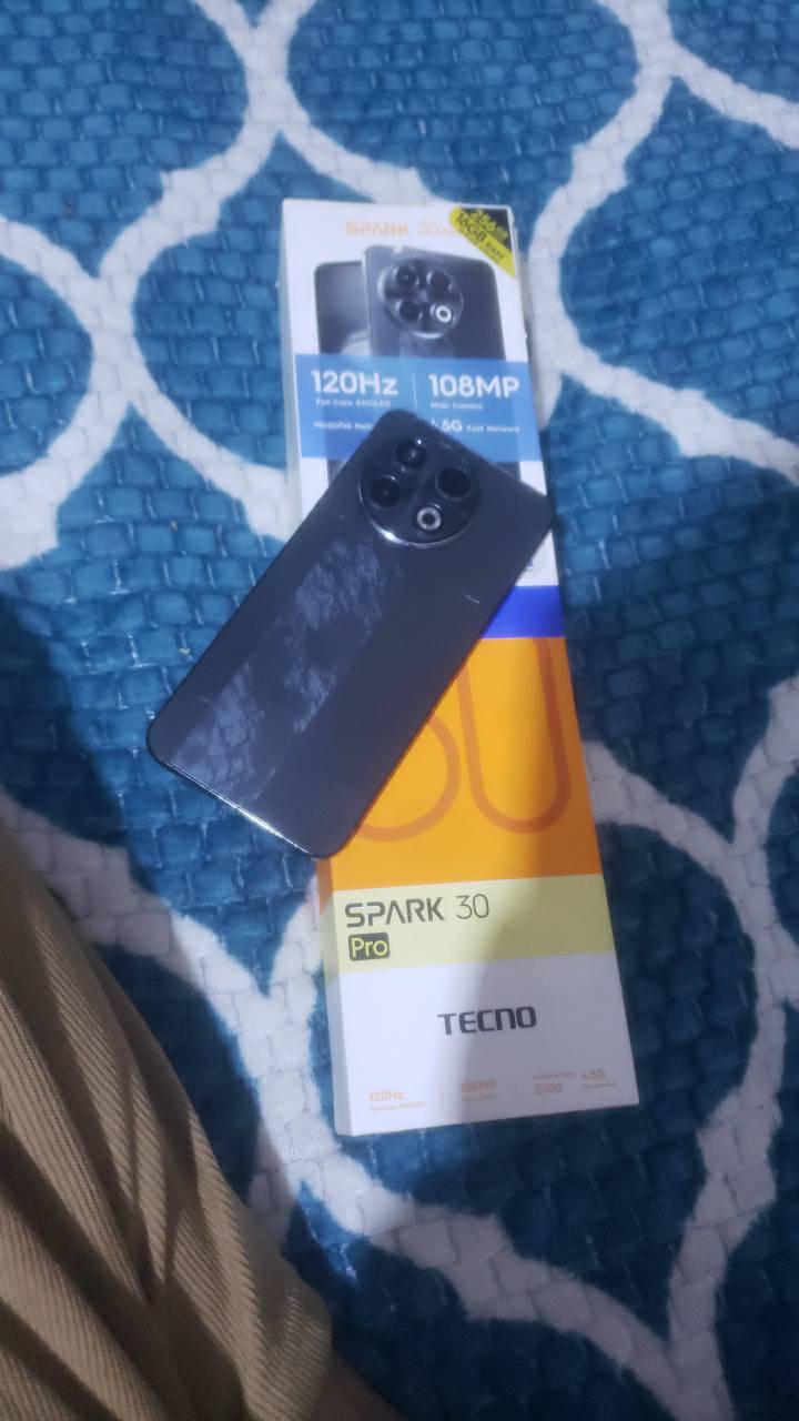 تكنو سبارك 30 برو • ٢٥٦ جيجابايت • كاميرا ١٠٨ ميجابكسل