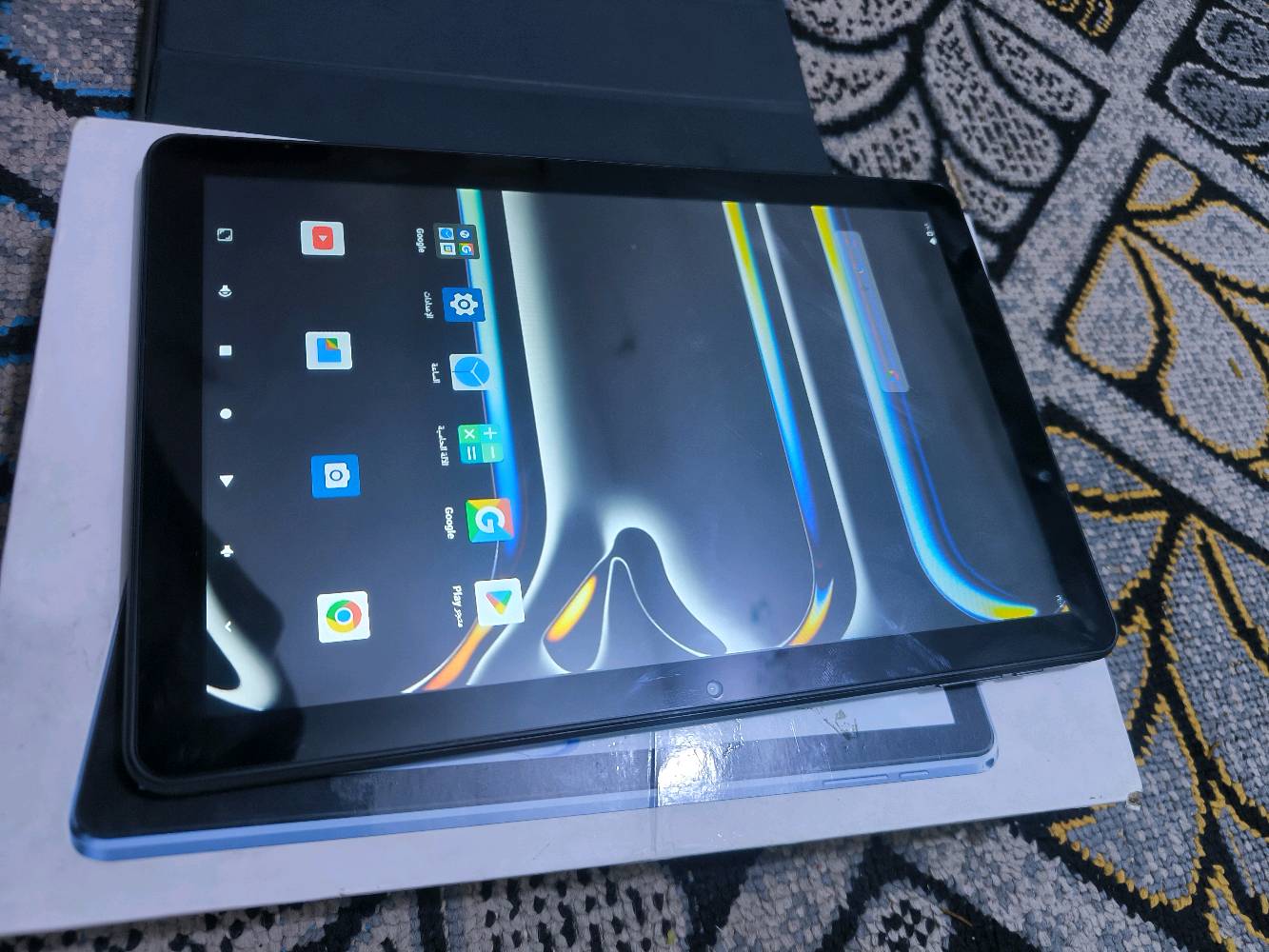 سلام عليكم 
للبيع تاب بلاك فيو Blackview Tab 30 WiFi بحالة شبه الجديد ونظيف حيل  
الجهاز نظيف جدا واستخدام خفيف بدون أي عيوب أو مشاكل وشغال
يفيد حيل للتصفح والدراسة والاستخدام البسيط ومتابعة اليوتيوب  
الشاشة عشرة نقطة واحد أنج كبيرة وواضحة والذاكرة 64 والرام 2 كيكا
يجيك ويا العلبة الأصلية كاملة وحافظة كفر
المكان بغداد مدينة الصدر توصيل ماعندي 
السعر 100 ألف دينار وبيه مجال بسيط للطيبين