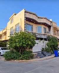 100م ركن 10*10 طابقين 4غرف نوم وملحقاته  غزاليه الكفائات ☎️07810053708...