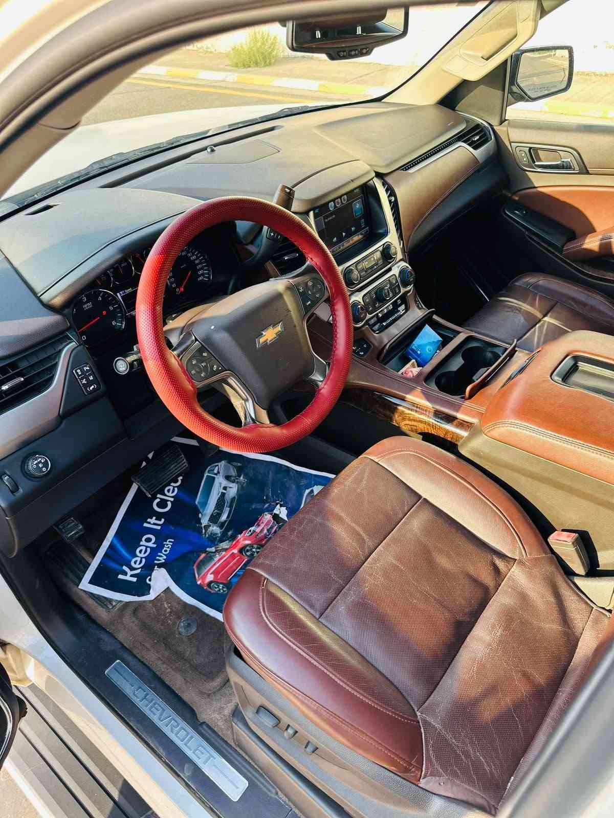 مساكم الله بالخير ( تاهو )  LTZ .
موديل 2015 السياره امريكي
رقم بغداد انكليزي فول مواصفات 
تحول مباشر 
مواصفات LTZ ميحتاج تنذكر فول داخل قرميدي 
السياره كلين وشوف السونار موجود بالصور 
للاستفسار /
مكان ديوانيه 
*********** مكلف النشر
