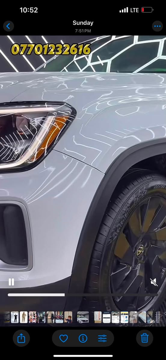Volkswagen atlas 2024
سيارة للبيع 
ماشية ٦ الف 🥇
بدون صبغ فقط الدعامية صبغ🥇
دفع رباعي🥇
شاشة كبير كيج الكتروني🥇
كشنات تدفئة و تبريد🥇
كشن ميموري🥇
دواخل كريمي🥇
صندوق شفط🥇
مواصفات فوول عدي البانوراما 
سيارة بلسليمانية 
*********** 
سعر السيارة ٢٨٠ ورقة و بي مجال للطيبين
