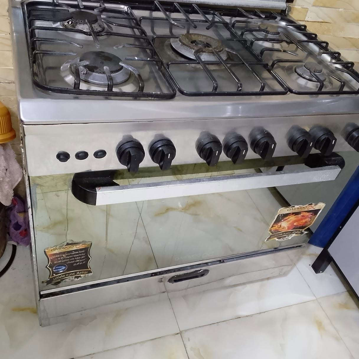طباخ ٥ عيون • فرن معطل • يطفي لوحده