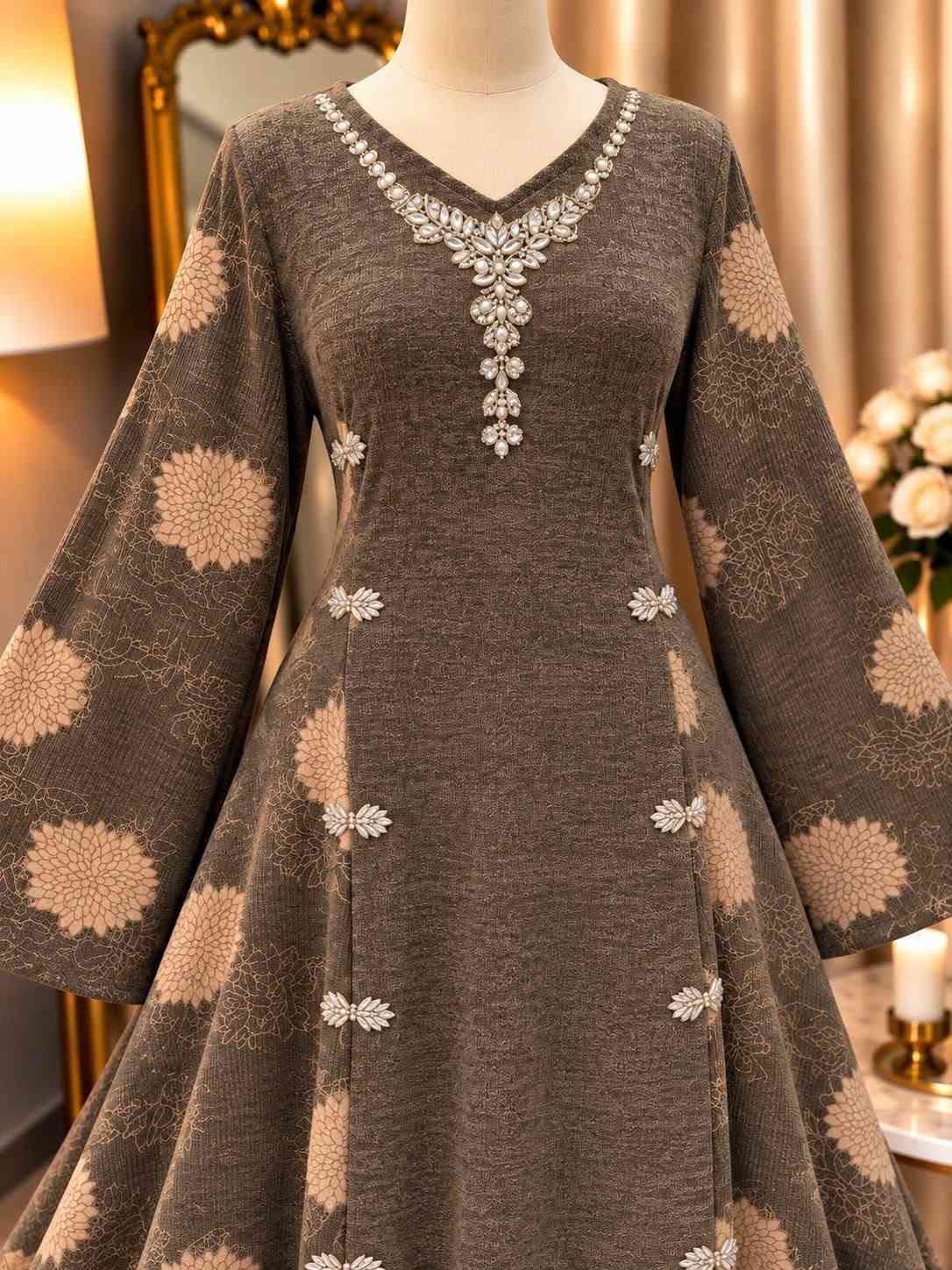 دراعة صوف • كويتي • مقاسات L-3XL