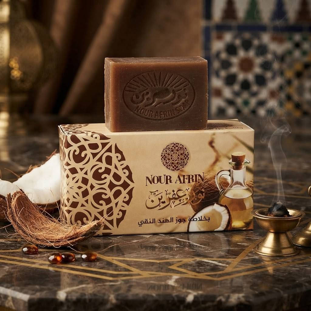 رجعت وفرتلكم مجموعة صابون نور عفرين الطبيعي الاصلي 
طبعا العطور تجنن 
مسك طهارة 🤍
الياسمين💚
اكليل الجبل 🌿
مسك غزال
عود اصفهان.🖤  
ورد هولندي 🩷
جوز الهند 🥥
الزيتون 🫒
البرتقال والحمضيات 🍋🍊
ورد دمشقي 🌷
كلشي جديد راح يكون موجود 
بقناتنه غلى التليكرام🌷 
https://t.me/ansdAna
#انسب_الاسعار 😍😍
التوصيل متوفر لجميع انحاء ❤️العراق ❤️
واي طلب اكثر من 45 توصيل مجاني 
للتواصل السريع الاتصال على الرقم او المراسلة على الواتس اب 
***********

نص مكتوب في الصور:
- أجود أنواع الياسمين الحلبي