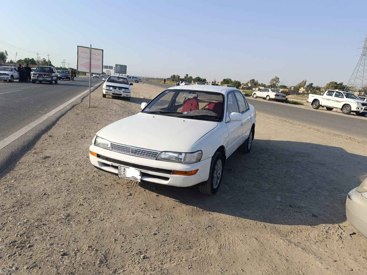 كورلا موديل 91  محور
محرك 1600 ، كير اوتوماتيك دنفش اربع نمر ثنينهن نضيفات
رقم بغداد خصوصي واو سنويتها لل27
حدادية جديدة 
باتري جديد
كهربائيات كلها شغاله
مشط ستيرن وباور جديد
ماصدات جدد ولايت زنون شمسي بلادي توني شاده شرط نهار 
البجم كله جديد من طول لطول شرط كله اصلي مو صيني
مصبوغه حزام لجمالية
كفاله اصوليات وعيب شرعي 
سعرها 48 بيها مجال بسيط كلش
العباس عليه الي مو شراي لا يتعبني ويخابر شراي احطك بعيني تعال وكلب وشوف وبخدمتك مو شراي لا تواعد ولا تتصل اصلا
ماكو شي بيها مذاكره فوك فلا تستفسر
مكانها ذي قار قضاء النصر 

اتصال او واتساب ***********
