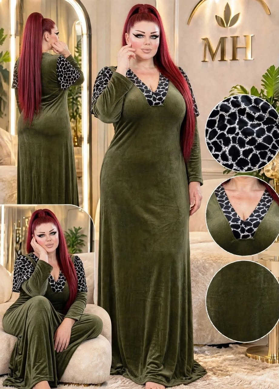دشداشة شتوي • كشكش بالكتف • L XL XXL