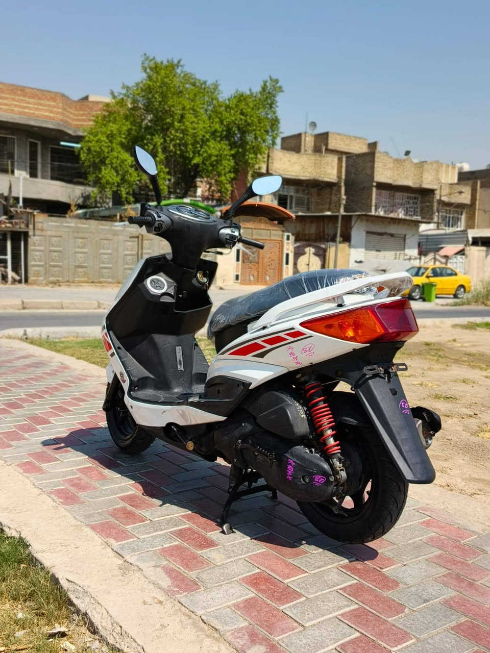 سلام عليكم.... مكلف بلنشر
دراجة سكنس(فحل )  🛵 للبيع
دراجة شلعه معدل كهربائيات كلهه شغاله 
دراجة جديده  بلادية
أي نقص مابيهة
جيب فيتر وتعال افحص
العنوان بغداد مدينه الصدر قرب مطعم ليمونه الاستفسار الاتصال على الرقم 📞 ***********
