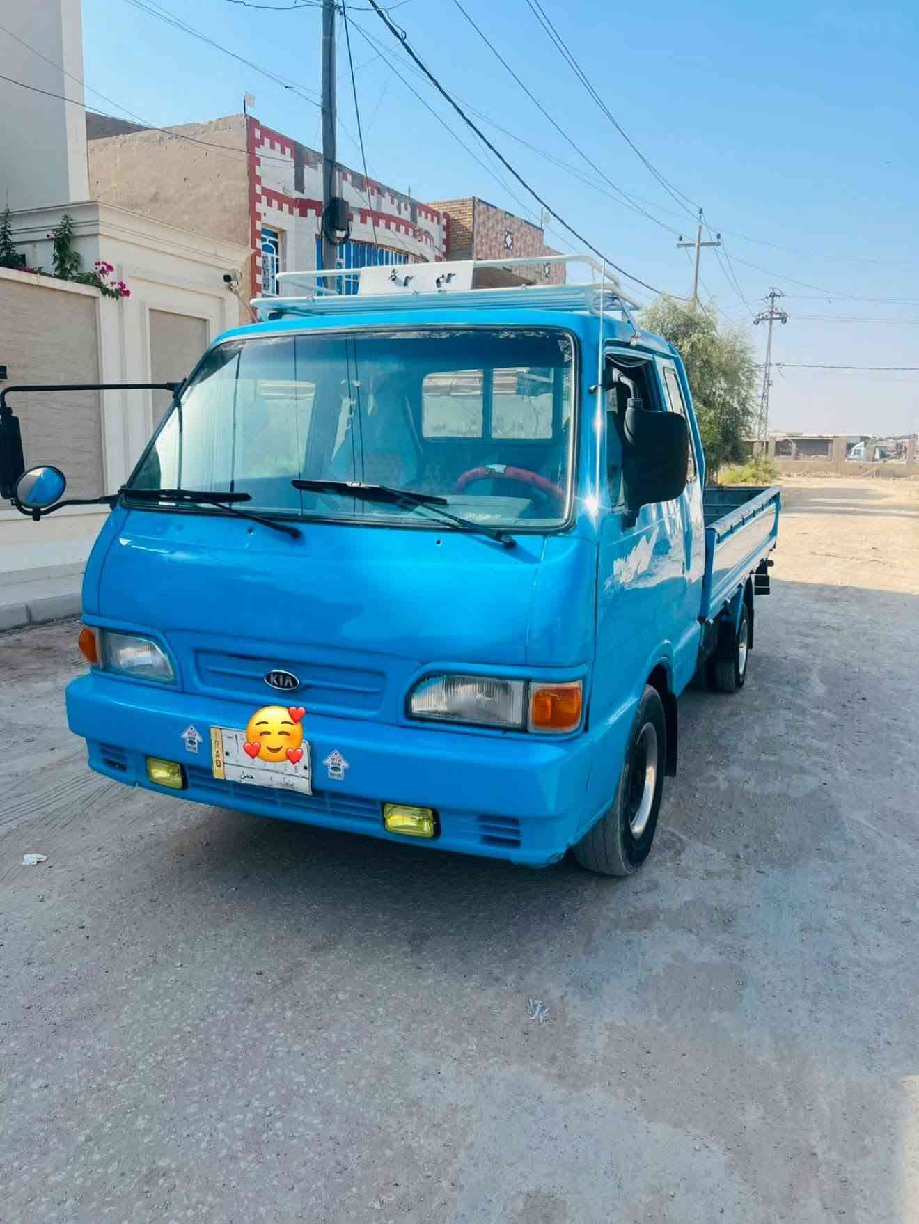 سلام عليكم بيع كيا حمل موديل 96رقم  بابل مشروع وطني مداور ثاني يوم 7جنكال حصير نضيفه مكفوله من ضربه وصبغ جماليه  مكينه كير اكسل باور تخم تاير حداديه تريك وين متريد  سياره مال جناي متخسر عليه الف دينار جاهزه سعر 53مكاني  بابل تلفون ☎️ ***********
