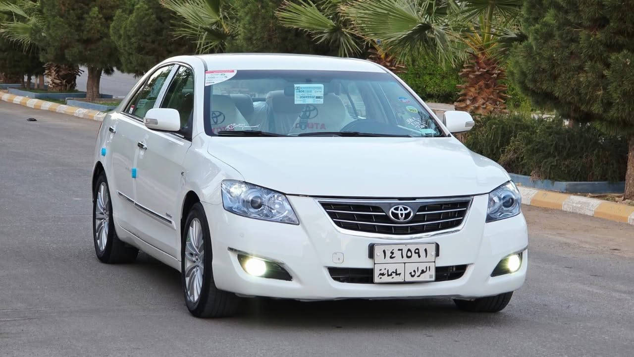 ***********
تيوتا اوريون خليجي  موديل 2007 محرك 6سلندر حجم 3500 كير اوتوماتيك مكفوله كفاله عامه من صبغ ماعدا البونيد بدون دواخل وبدون ايرباك رقم سليمانيه شرط التحويل او وكاله 
التفاصيل /
كيرو محرك شرط الصوت البخار 
تبريدقطعتين  ثلج منظومه جديده 
تخم تأثيرات جديد 
صدر امامي خلفي جديد 
شاشه كامره 
باتري جديد 
دواخل بيجي 
للستات زنون 
ويل كروم 
حساس خلفي 
برده خلفيه كهرباء 
بدأت نيكل 
دواخل صاج 
كوشن كهرباء 
اشاير بلمري 
كير عادي اوتو 
اخوان سياره بدون اي نقص سونار موجود مكان سياره 
ديالى /خانقين سعره ,,,,,,,,,,86
