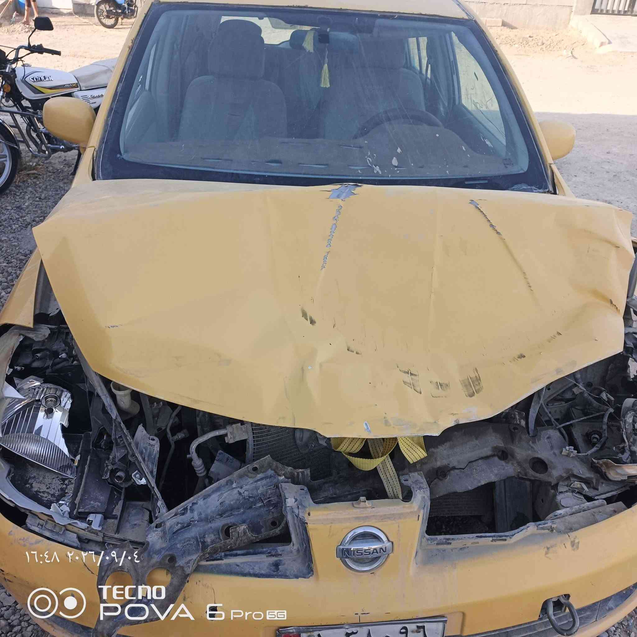 نيسان تيدا 2007
رقم بغداد مشروع وطني حادث كما موضح بالصور 
السعر 22ورقة 
***********
