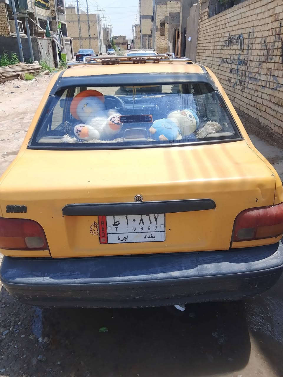 سلام عليكم سايبا  موديل 9سياره مكفولة من ضربه وتبديل  شاصي مكفولة لا فطر ولا شي السعر 20 بيها مجال شئ بسيط 
رقم تلفون *********** مكان سياره بغداد
