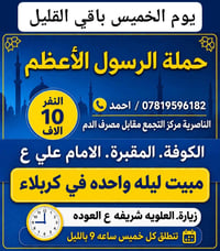 الناصرية • كربلاء • زيارة الإمام علي