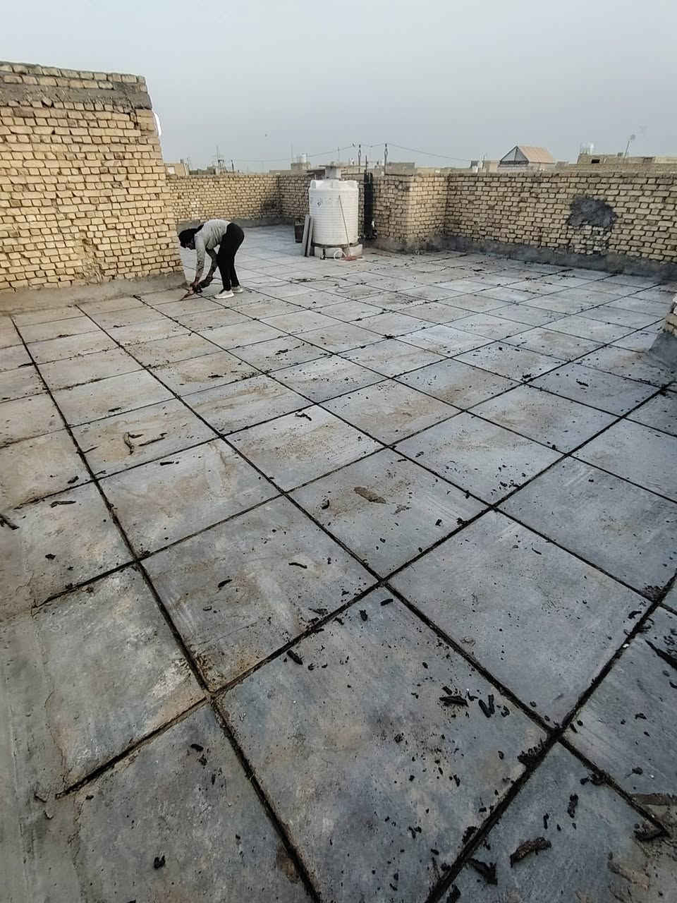 إعادة ماستك • تنظيف السطح • برايمر زفت بارد
