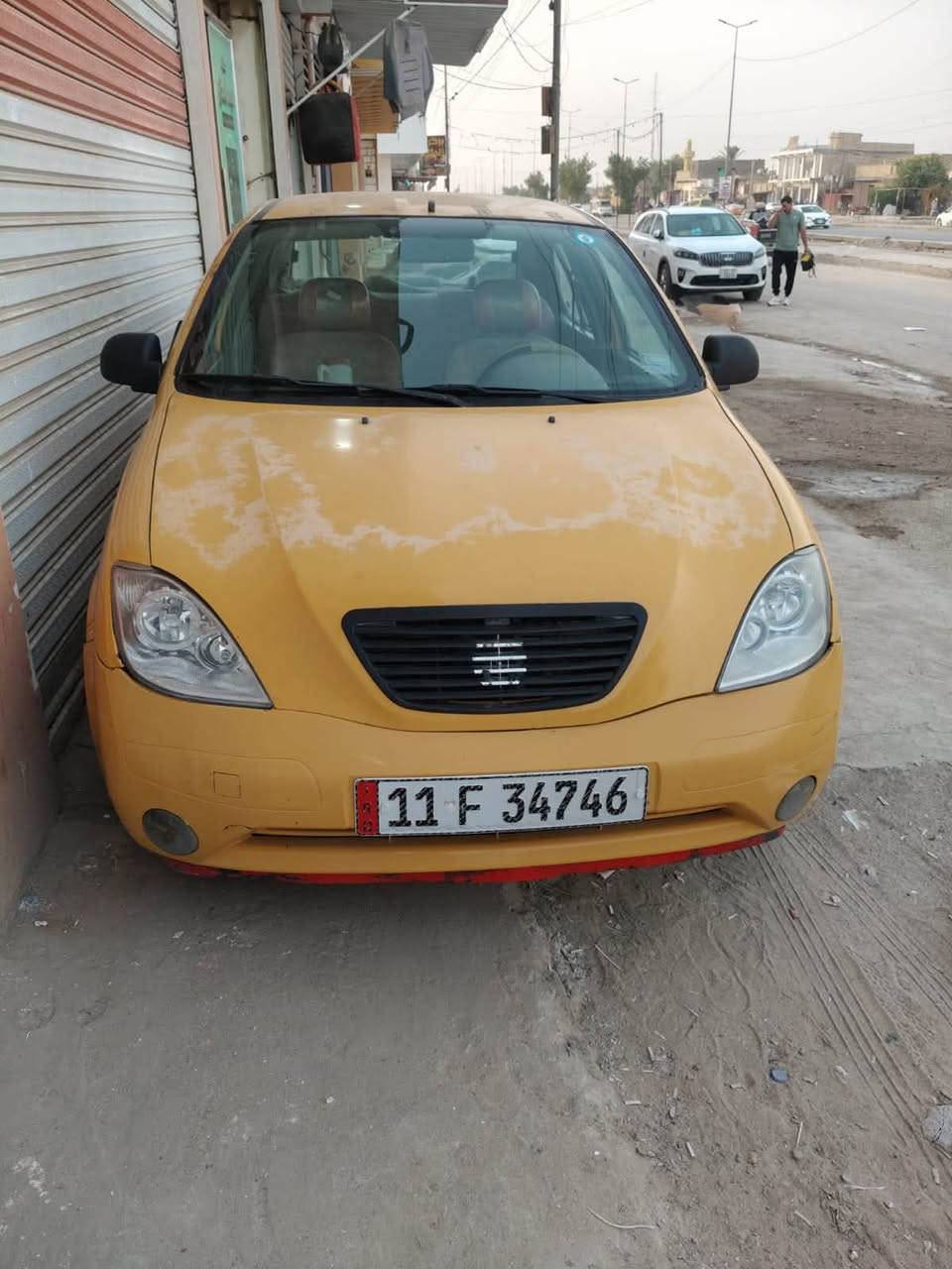 السلام عليكم
طيبه موديل 15 

مكان السياره الحمزه الشرقي 

رقم بغداد انكليزي 

مصفره هيئة وغرامات باسمي 

السعر 30 

كير مكينه حداديه كلهه جديده 

رقم الهاتف ***********
