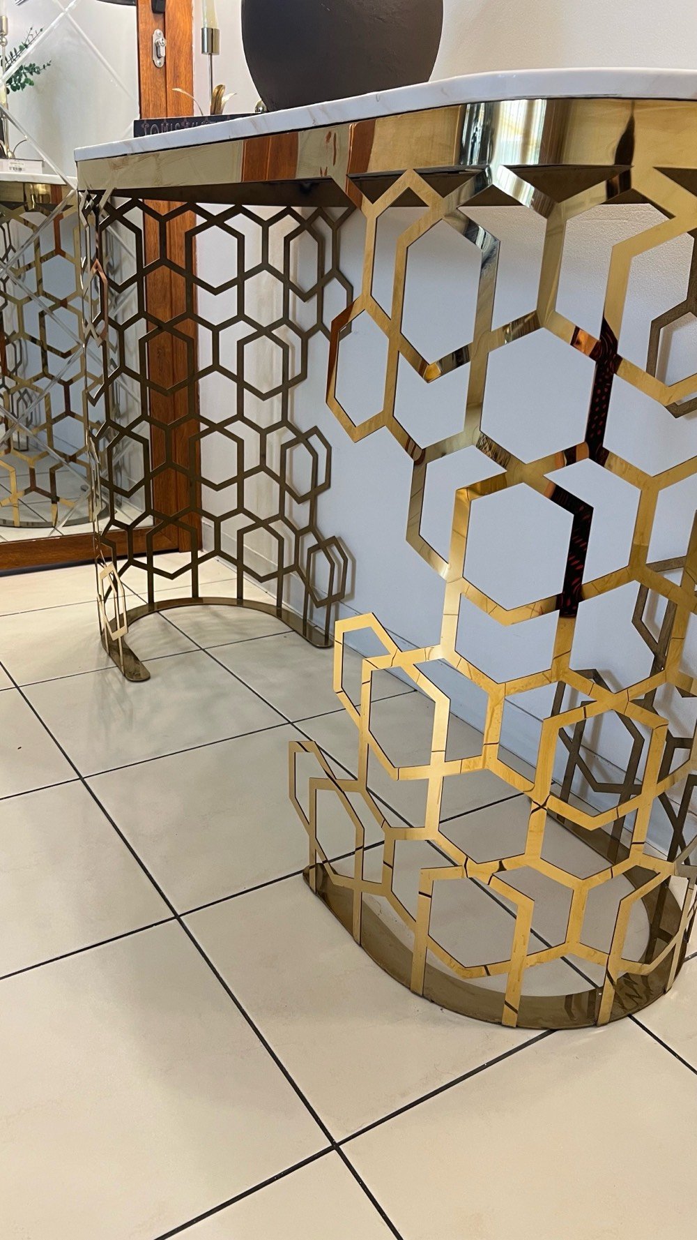 سيت كامل • سطح مرمر • ستيل ذهبي
