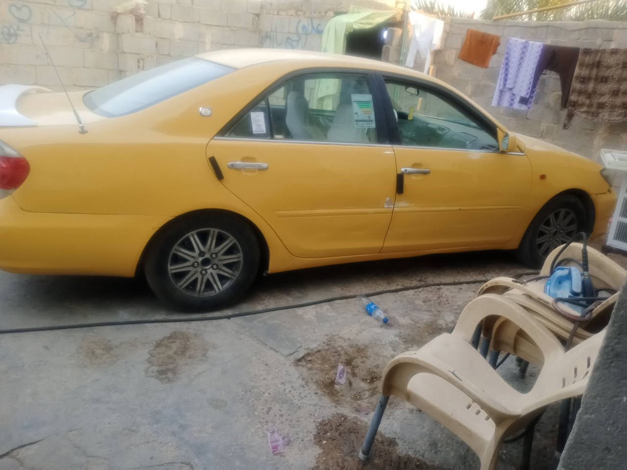 سلام عليكم ورحمه الله وبركاته اخواني تيوته كامري 2006خليجي سياره حلوه وجاهز عله اخر حبيه تحويل مباشر رقم بغداد مكان السيار بابل سده الهنديه للاستفسار ***********
