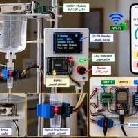 ESP32 • مراقبة المغذي • إنترنت الأشياء