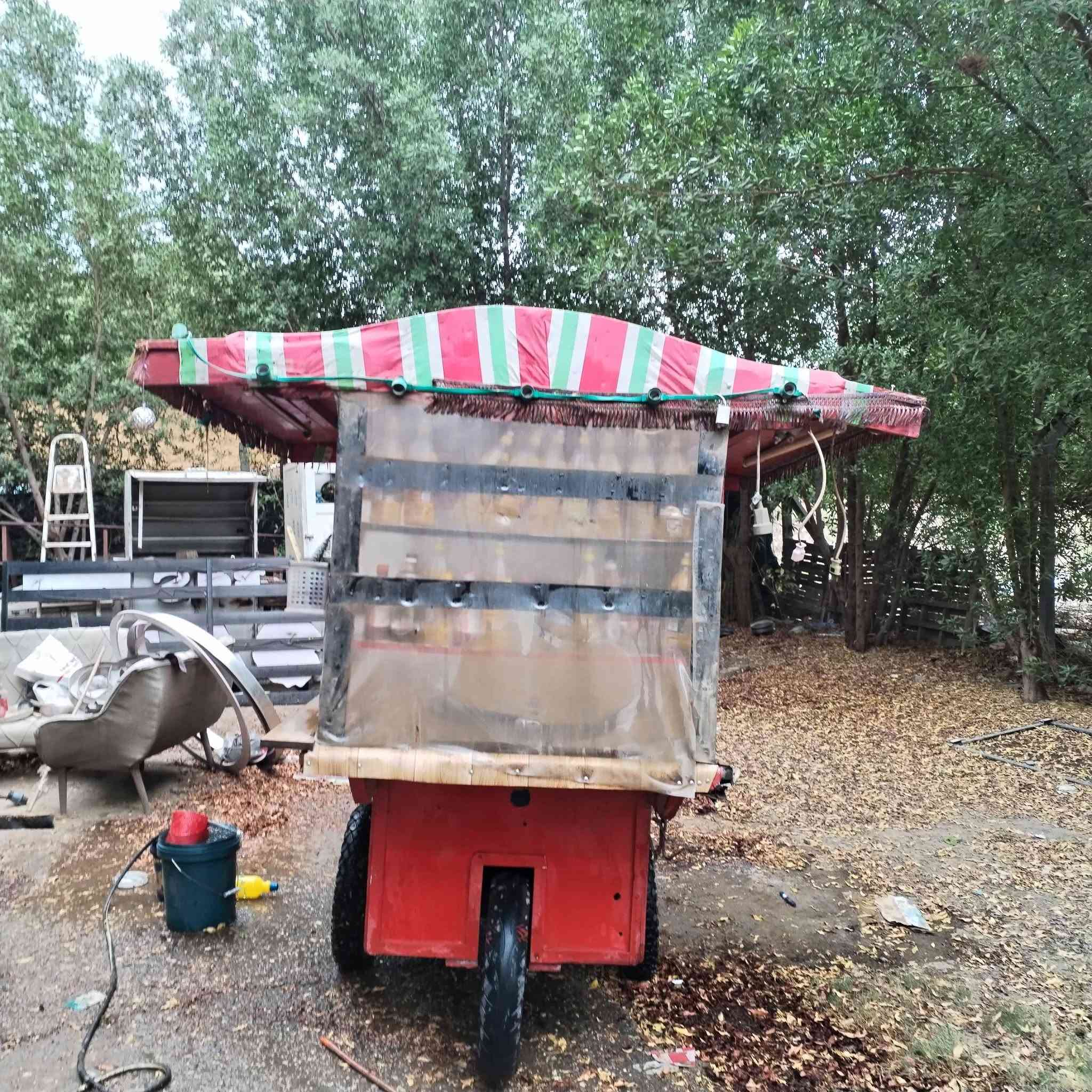 عربانة لبلبي • جاهزة • تايرات نازلة