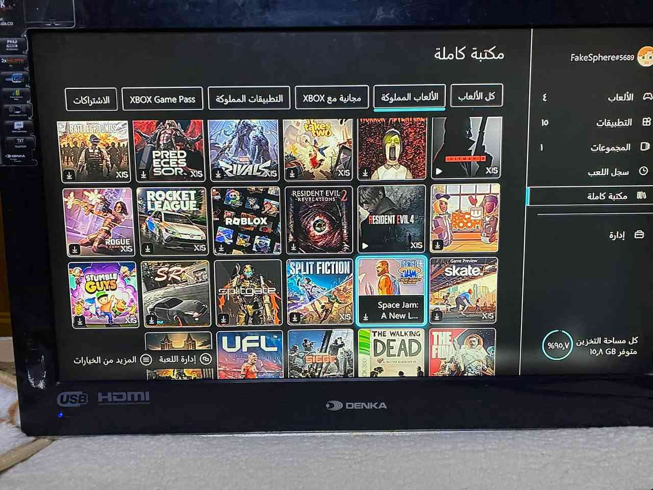 اكس بوكس سيريس إس • حساب ألعاب • دراعين