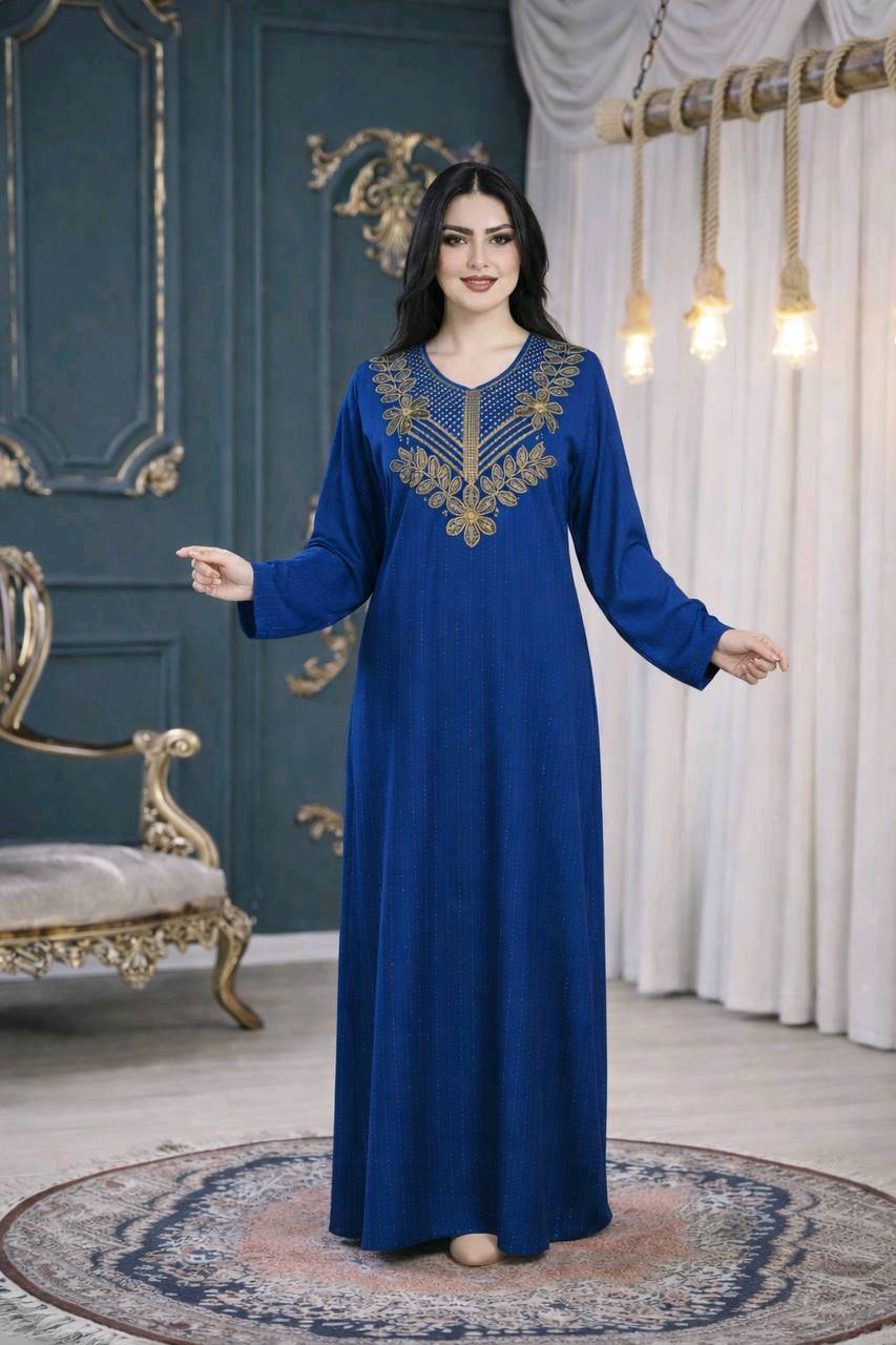 *تخفيضات كلبيه نسائي صيفي*
*خامه كشمير تركي (مسيم )تطريز صدر*  *تفاصيل القماش مسيم ذهبي* 

*قياس  L  Xl  XXL*
*السعر_ 15
للحجز ***********