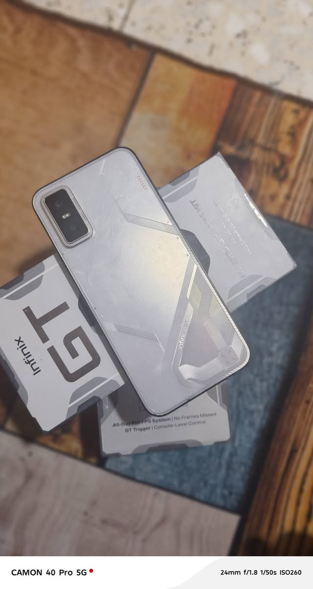 سلام عليكم
جهاز gt 30 pro
ذاكره 265
بطاريه 96
نضافه 90% مثل ما موضح
الجهاز مستبدل فقط ضهر 
وبي نقطه ب الشاشه زغيره وما مأثره على الجهاز
مكان العبيدي شارع 20 
السعر خاص 
للاتصال واتساب فقط ***********

نص مكتوب في الصور:
- CAMON 40 Pro 5G 24mm f/1.8 1/50s ISO788
- CAMON 40 Pro 5G 24mm f/1.8 1/50s ISO749
- CAMON 40 Pro 5G 24mm f/1.8 1/50s ISO734
- CAMON 40 Pro 5G 24mm f/1.8 1/50s ISO260
- CAMON 40 Pro 5G 24mm f/1.8 1/50s ISO241