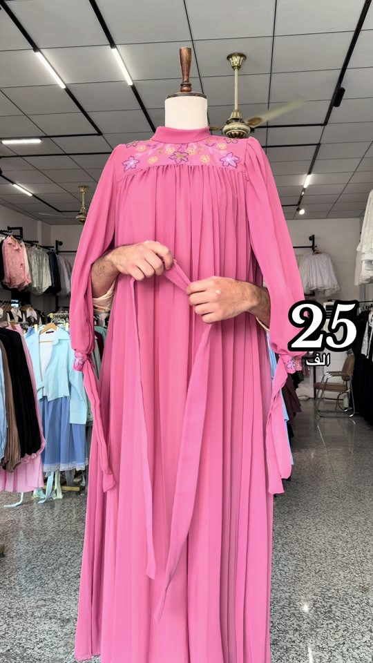 فستان شيفون • مقاسات 38-48 • كوالتي عالي