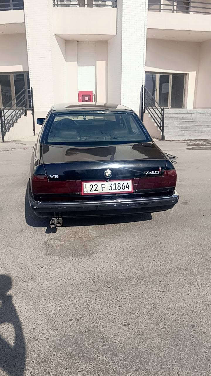 BMW 740Li موديل 1993 رقم اربيل 
سيارة فول مواصفات دبل جام 
باب طويل 
V8سلندر
تبريد شغال دبل جام 
سنوية جديدة 
سيارة جاهزة 
بدون ضربة طكت جاكوج ما بيها 
مصبوغا عام جمالية 
مكان سيار اربيل 
58وبي مجال
***********واتساب
