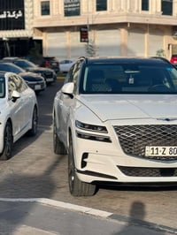 جينيسس gv80 موديل٢٤ ماشيه 14الف ٦ سلندر فول برستيج صور الحادث والسونار...