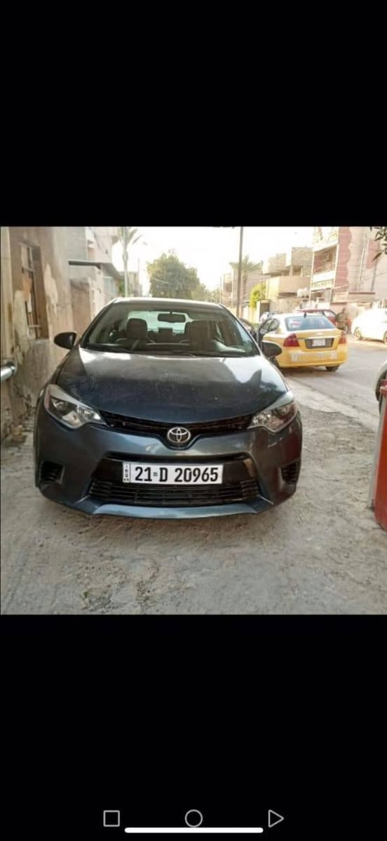 كورولا موديل 2015 حادثة جاملغ و بنيد تبريد منظومه جديده مكينه بلاد كير بلاد صدر نظيف جدآ ماشيه 141 السعر 118 مكان بغداد حي العامل الرقم *********** ***********
