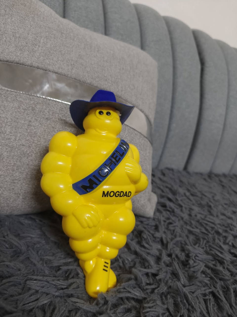 🔥 دب ميشلان كبير اصدار بغداد MOGDAD 🔥
✅ اللون: اصفر مع قبعة زرقاء
✅ اصدار خاص مكتوب عليه MOGDAD
✅ للديكور - دشبول السيارة والمحل
✅ بلاستيك قوي ومتين
💰 السعر: [7 الف
📍 كركوك - يوجد توصيل لكل المحافظات
📞 واتساب: [***********
***********
