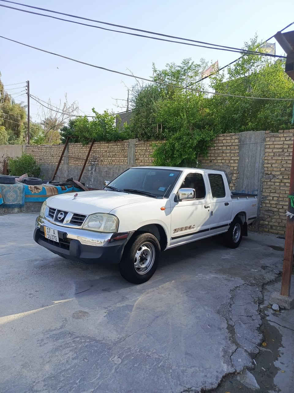 نيسان 14سرداريه  مثنئ بئسمي نكليزي سنويه وهزه جديده مكفوله فتح وتبديل وصبغ فقط بارد بسيط بلباب وبارد بذيل جاملغ جهتين حداديه تخم تاير وحداديه وكير ومحرك سياره مال جناي مكان سماوة سعر 125 
*********** ترهم مراوس حسب قناعه
