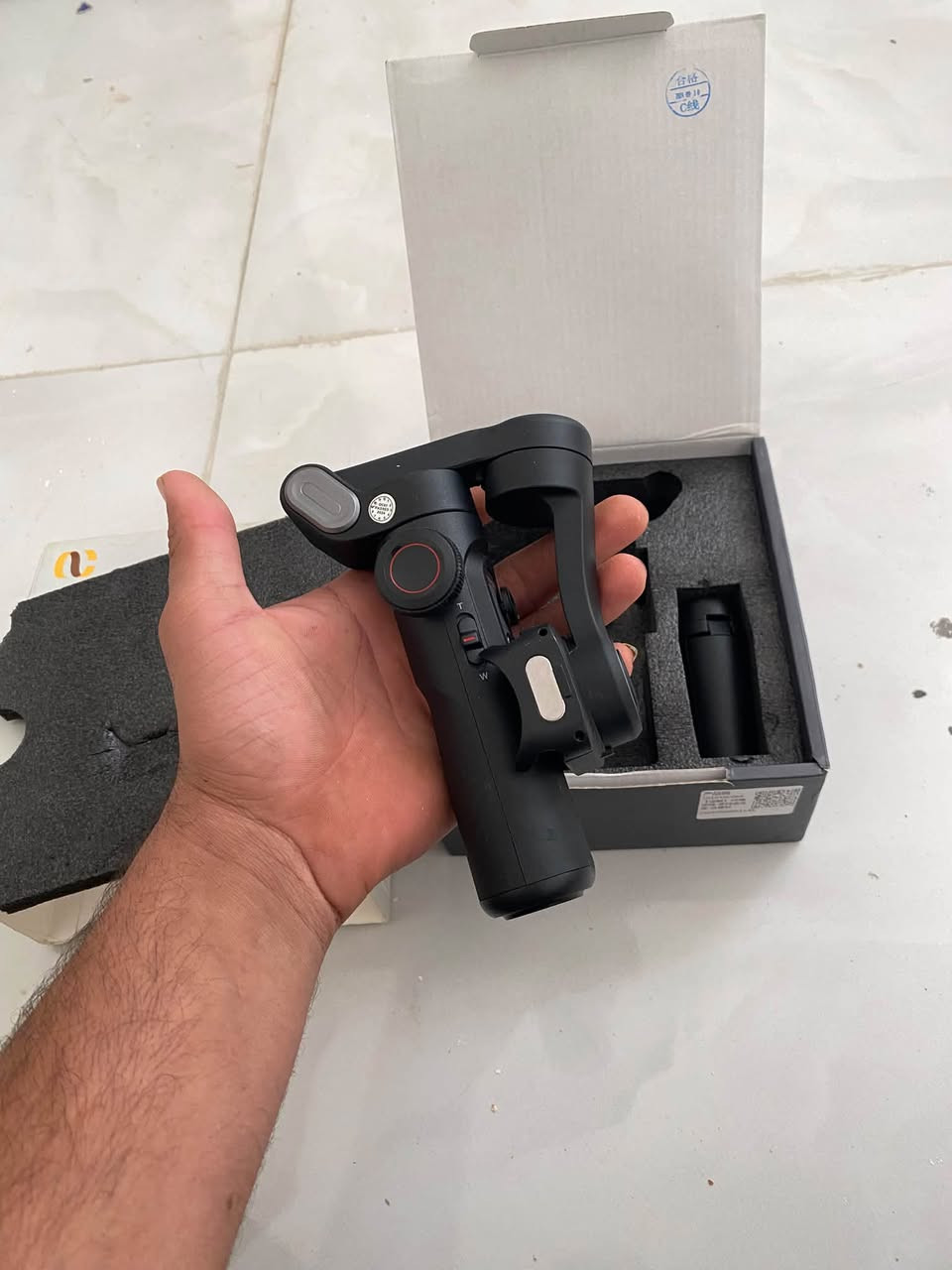 AOCHUAN Smart XE • جيمبال ٣ محاور • مستخدم ساعة