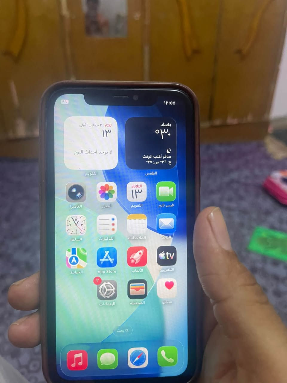 ايفون ١١ • ١٢٨ • بطارية ٧٣٪