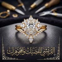 خاتم مزدوج • فضة 925 • مطلي ذهب