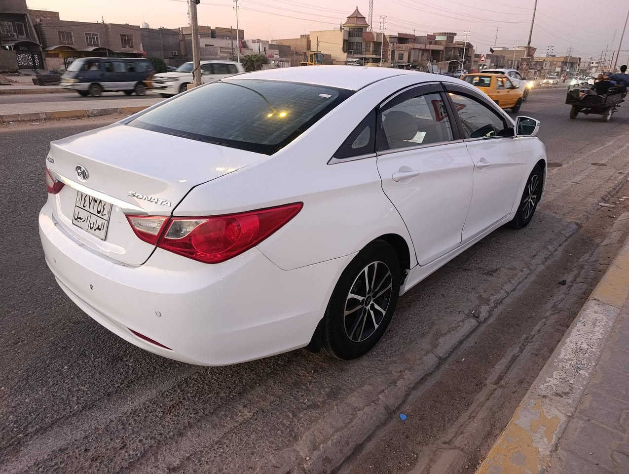 السلام عليكم سوناتا للبيع صبغ عام  اثر تجيه للاستفسار ***********
