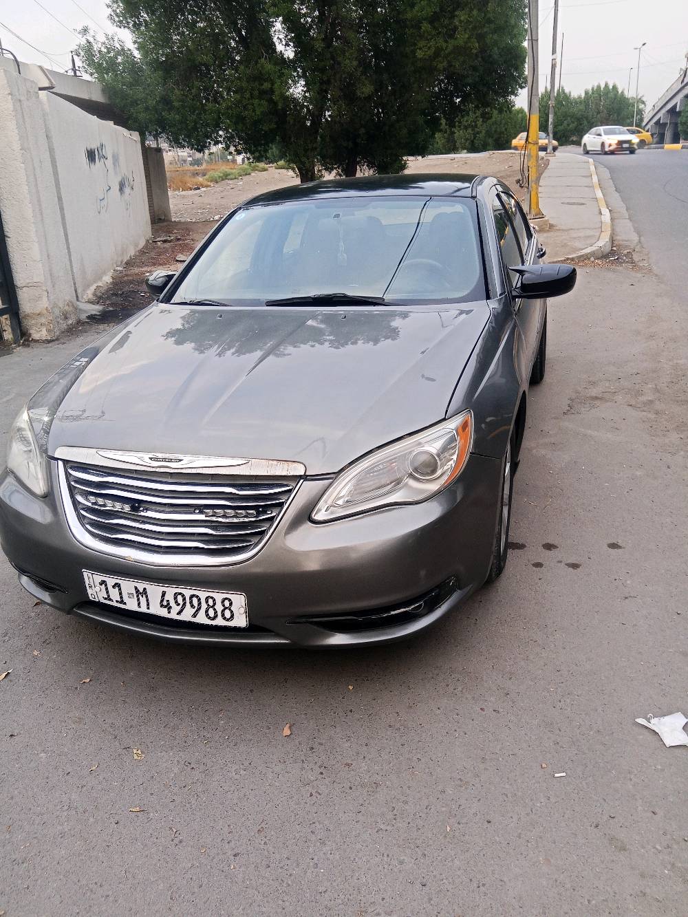 للبيع كرايسلر c200 
2013 وارد امريكي 
حادثها دعاميه اماميه فقط
مكينه 2400 رقم بغداد الجديد 
السياره مكفوله من كلشي كير مكينه 
صدر امامي خلفي تدفئه تبريد كله جديد 
كهربائيات كلها شغاله وباقي المواصفات معروفه 
السياره بيها بنيد وقبط جنطه كلير اثر جراد 
وموجوده صورها قبل لا تنرش كلير
السعر 76 وبيها مجال بسيط 
مكان السيارة بغداد الكرخ 
***********