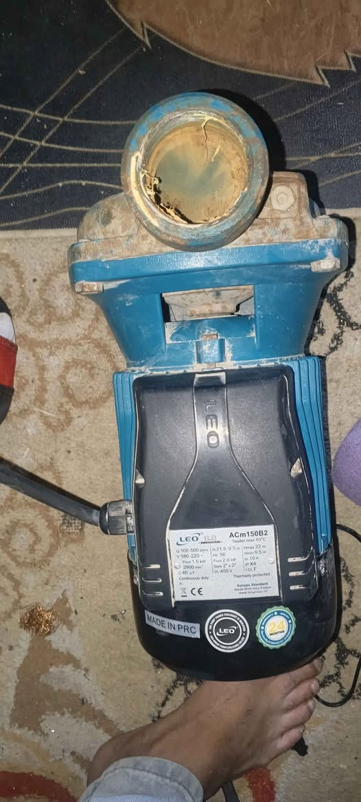 ماطور ماء 2 انج 2 حصان  شغال بدون اي خلل استخدام قليل بدون صوت تجي تفحص وتاخذ سعره 90 مكاني بغداد الشعلة توصيل موجود داخل بغداد بكروة 
*********** بغداد, العراق
