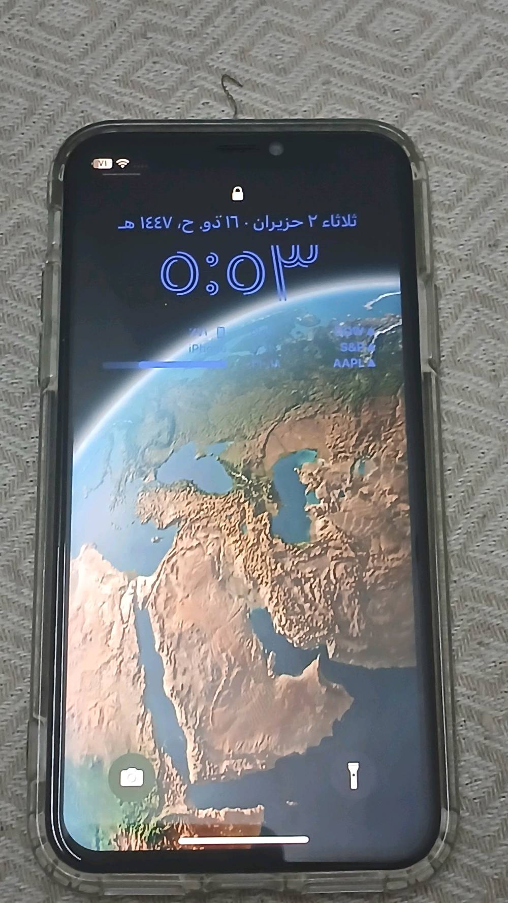 iPhone X أبيض سعة 64GB

- اللون: أبيض
- السعة: 64GB
- نظافة الجهاز: 100%
- مبدل شاشة اصلية من الشركة وبطارية جديدة نسبتها 100%
- الكاميرا: نظيفة جدًا وبدون أي خدش
- الملحقات: كفر شفاف + شاحن

الجهاز بحالة ممتازة وجاهز للاستخدام، ولا توجد ملاحظات تذكر.

للتواصل ***********