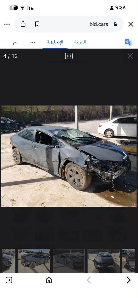 السلام عليكم تيوتا بريوس موديل 23 السيارة شغاله وتمشي مقطع الفديو موجود باالمنشور على وضعها السعر 105ورقه مكان السيارة كربلاء ماامتواجد لا فيس ولا واتساب تحب اتصل تشعل عيوني ***********
