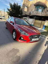 هونداي سوناتا 2018  رقم بغداد باسمي تحويل ثاني يوم  ضرر السياره دعاميه...