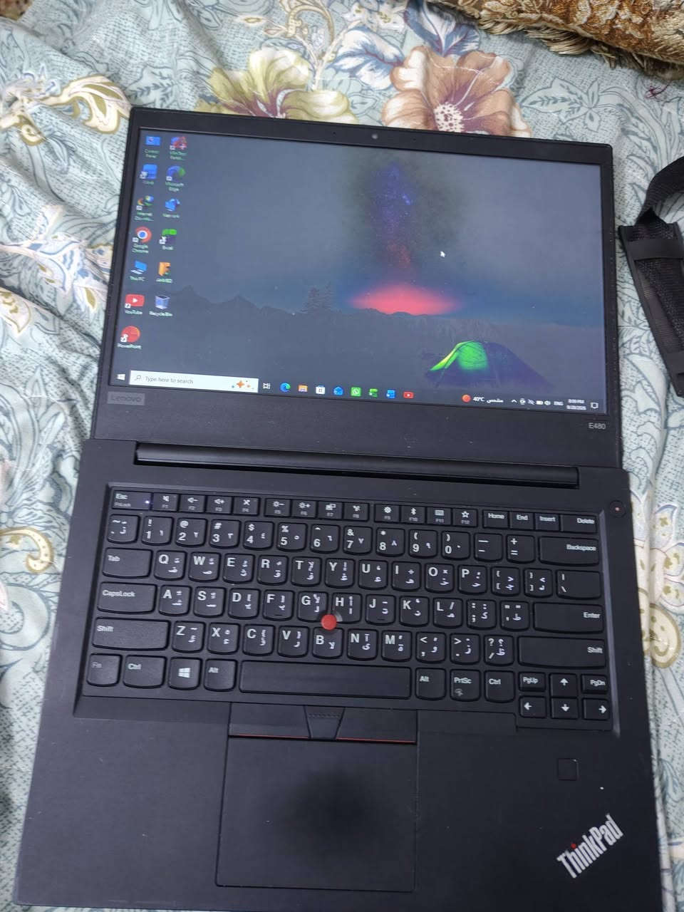 بـ220 ألف فقط 🔥 لابتوب Lenovo ThinkPad E480 جيل سابع
المعالج: Intel Core i5 جيل سابع
الرام: 8GB
التخزين: SSD 256GB
الشاشة تنفتح 180 درجة
نظيف ومناسب للدراسة وجميع البرامج
مع الشاحن والجنطة
للاستفسار والتواصل: ***********
