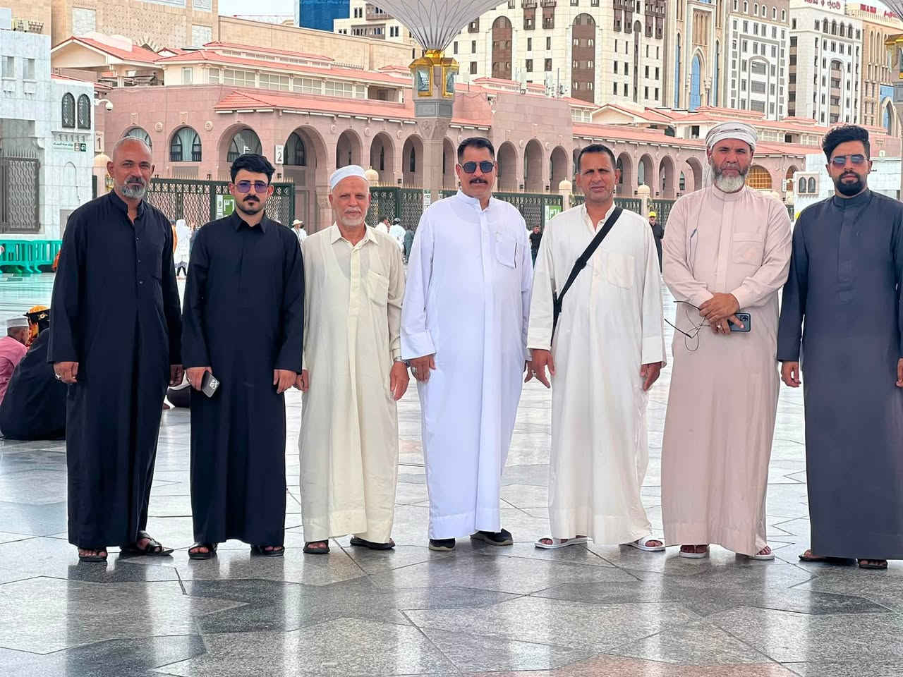 🕋 عُمرة جمادى الأولى 🕋

🕊️ عروضنا المميزة لهذا الشهر 🕊️

قافلة محمد الياسري – أهالي المشخاب
تعلن عن استلام الجوازات للرحلة إلى بيت الله الحرام لأداء العمرة المفردة لشهر جمادى الأولى 🤍

✨ برنامج الرحلة ✨

🕐 المدة: 11 يوم مع الطريق
🕌 زيارة قبر الرسول ﷺ وأئمة البقيع وشهداء أُحد وباقي المزارات
🏨 المدينة المنورة: 3 أيام – فنادق مركزية ⭐️⭐️⭐️⭐️⭐️
🏨 مكة المكرمة: 6 أيام – السكن في محبس الجن
🚌 باصات حديثة ومكيفة 100%
🍽️ 3 وجبات بوفيه مفتوح يومياً
🛍️ جولات للأسواق والمولات والمجمعات التجارية
🤍 خدمات مميزة ومرافقة إدارية ودينية

💰 الأسعار 💰

السفر براً عبر منفذ عرعر: 750,000 دينار عراقي

💳 تقسيط للماستر كارد فقط
مقدمة: 150,000 دينار + قسط شهري مناسب

📞 للحجز والاستفسار

خادمكم سيد محمد الياسري
📱 *********** — واتساب واتصال
📩 مراسلة الصفحة
📍 قضاء المشخاب

⚠️ المقاعد محدودة… سارعوا بالحجز

رزقنا الله وإياكم زيارة بيته الحرام 🤲🕋
