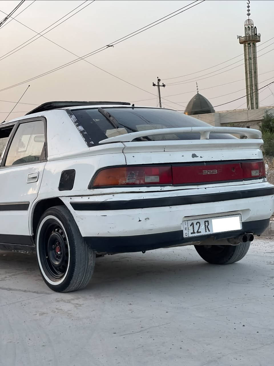 🚗 للبيع | مازدا 323 موديل 1991
🔹 اللون: أبيض

🔹 رقم إنكليزي، باسمي

🔹 شرط التحويل

🔹 بدون أي حادث

🔹 بدون صبغ

🔹 بدون خياس

🔹 كير شرط

🔹 مكينة أثر نفخ

🔹 طخم تايرات خط أبيض

🔹 باقي التفاصيل كدام العين

💰 السعر: 25

💵 بيها مجال

📞 للاستفسار والتواصل واتساب:

***********

***********
