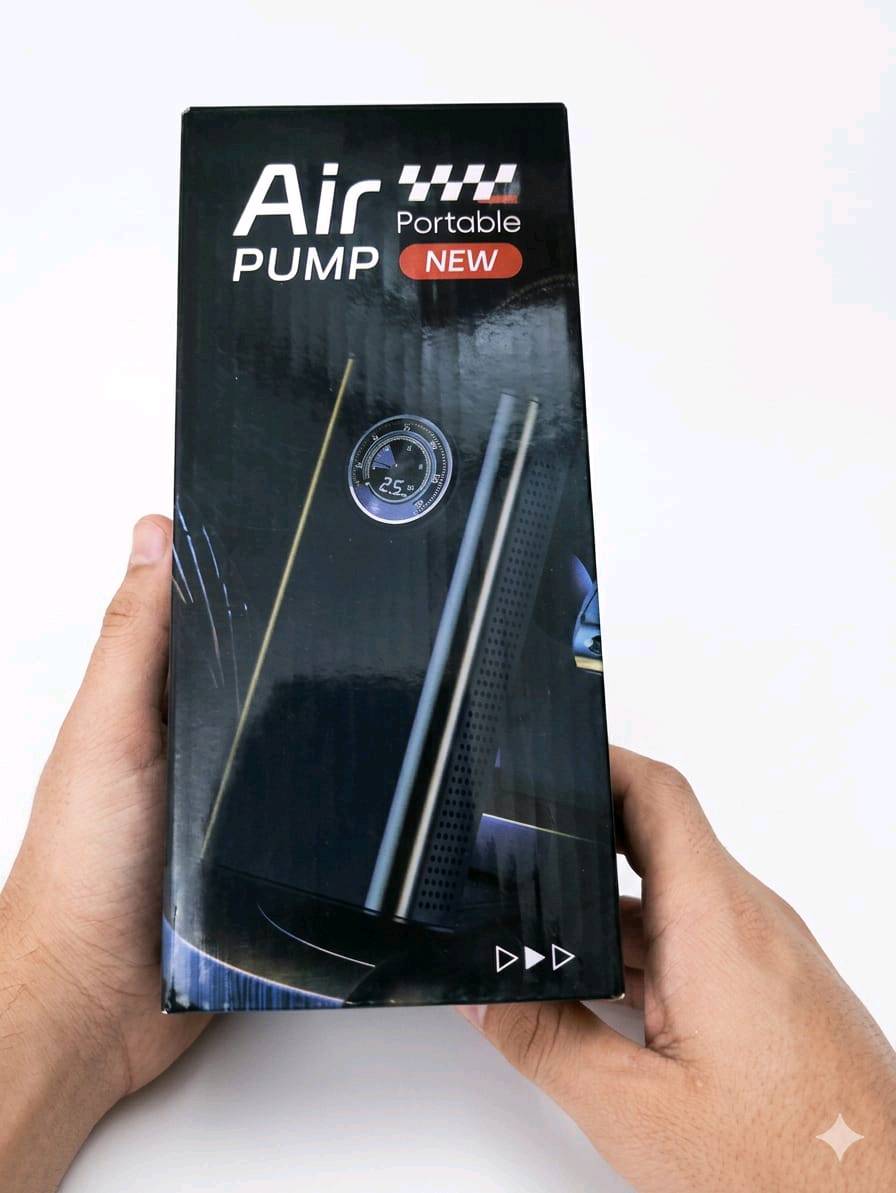 منفاخ الهواء المحمول الذكي (Air Pump)
الحل الأمثل لحالات طوارئ إطارات السيارات والدراجات، بتصميم رقمي متطور وشاشة LED دقيقة مع خاصية التوقف التلقائي عند الضغط المطلوب، وشحن سريع عبر منفذ Type-C.
​السعر: 15 ألف دينار فقط.
​خدمة التوصيل: 5 آلاف دينار إلى بغداد، و6 آلاف دينار لباقي المحافظات.
​للطلب أو الاستفسار: يرجى مراسلة صفحة (أدخل اسم المستخدم هنا) عبر الرسائل المباشرة.