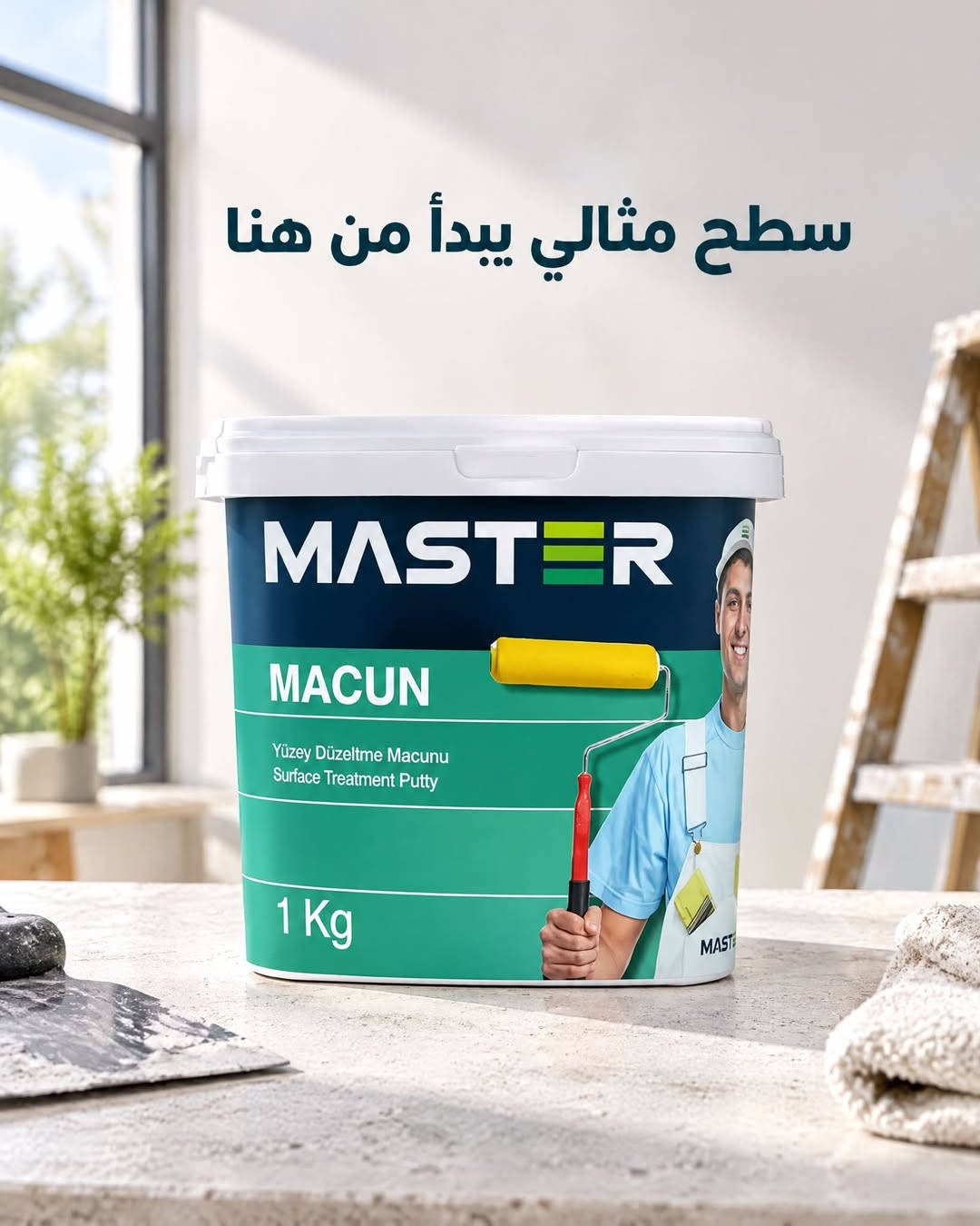 معجون ماستر • قوي • لجدار